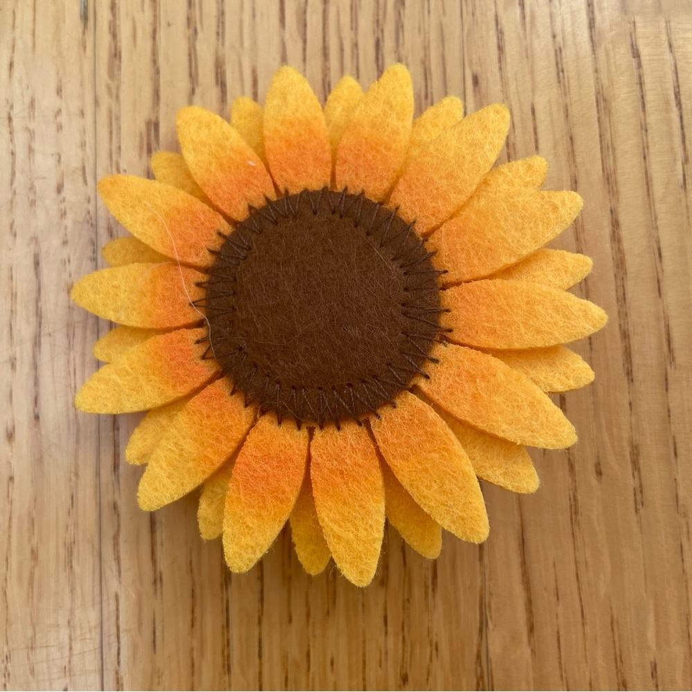 Sunflower Hair Clip